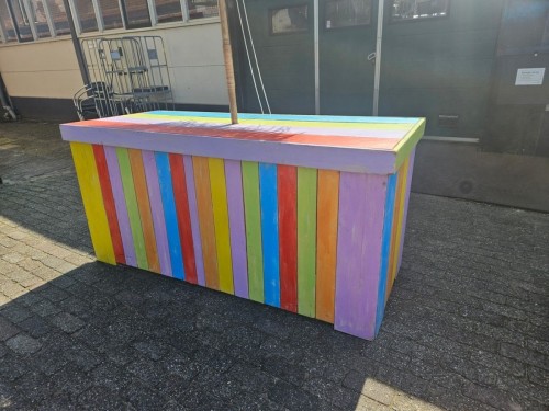 Gekleurde Buffettafel - beach